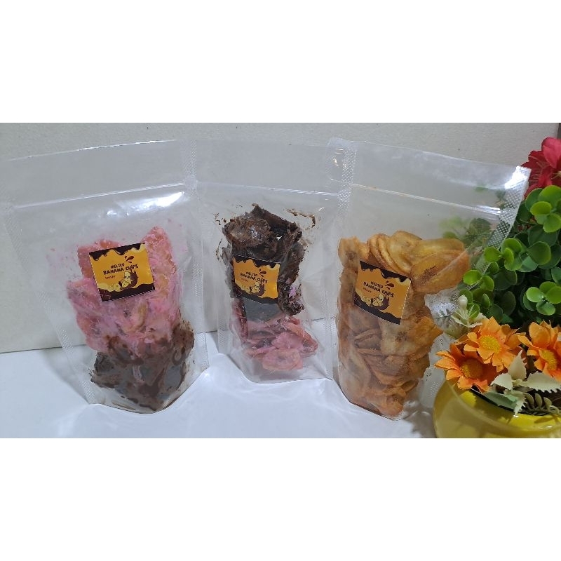 

Kripik Pisang Lumer mix Coklat Strawberry 100gr