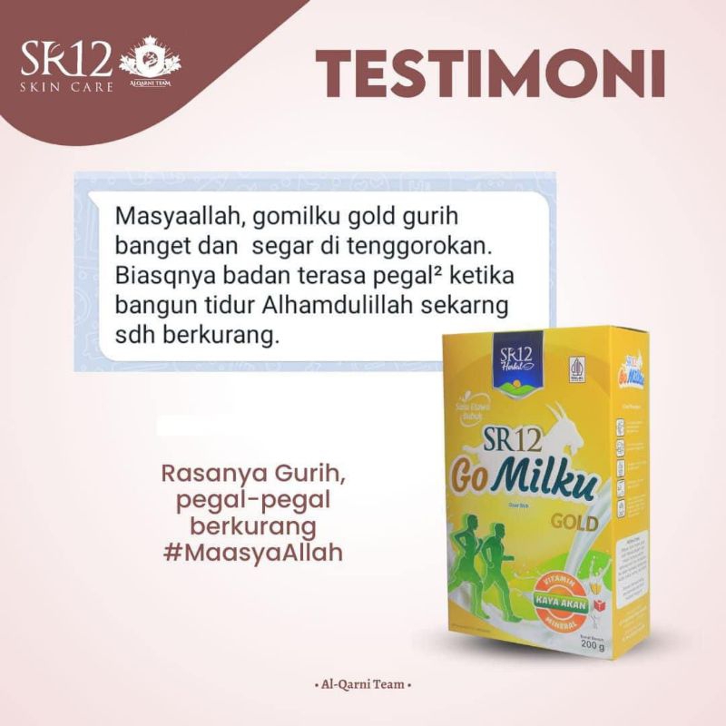 

Gomilku Gold SR12 Susu Kambing Etawa Rendah Lemak Tinggi Kalsium Bebas Gula
