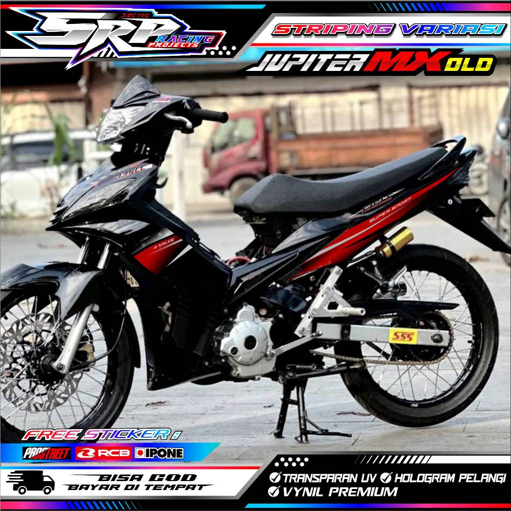 STRIPING VARIASI YAMAHA JUPITER MX OLD / STICKER LIST MOTOR JUPITER MX OLD