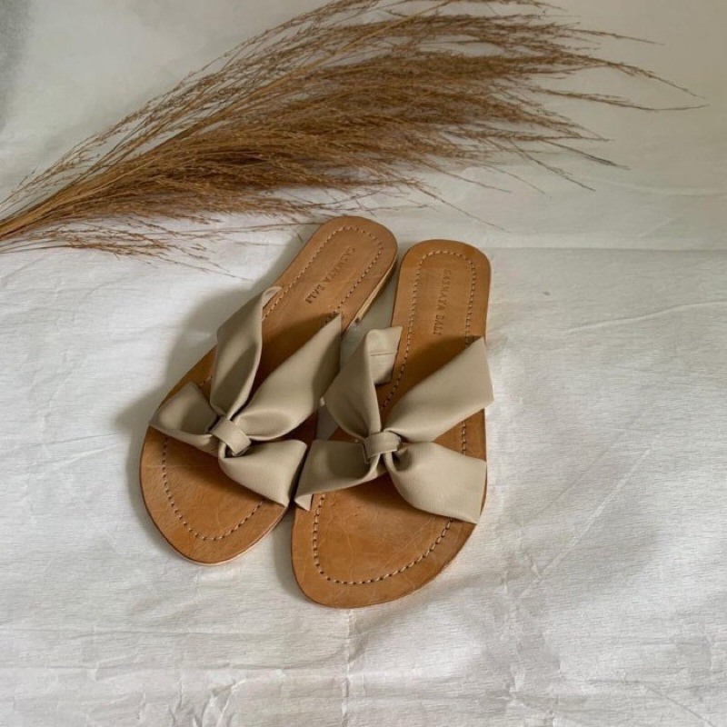 Sasmaya Bali Sandal Wanita Kulit Asli Ribby