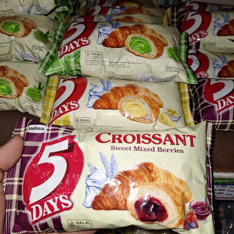 

5days croissant 60gram aneka rasa