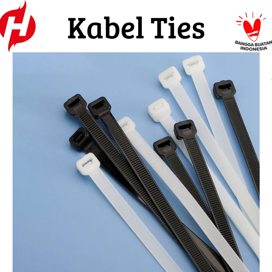 

KODE P48V kabel Ties 76x4mm 1 PCS pengikat kabel63