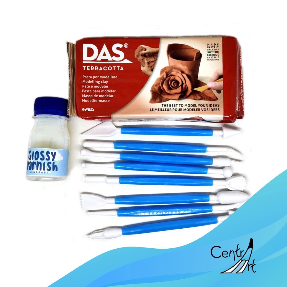 

KODE N87R Paket DAS modelling Clay Terracotta 5gr