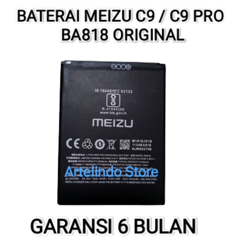 Baterai Batre Battery Meizu C9 C9Pro BA818 Original Quality Batere Batrai Batrei