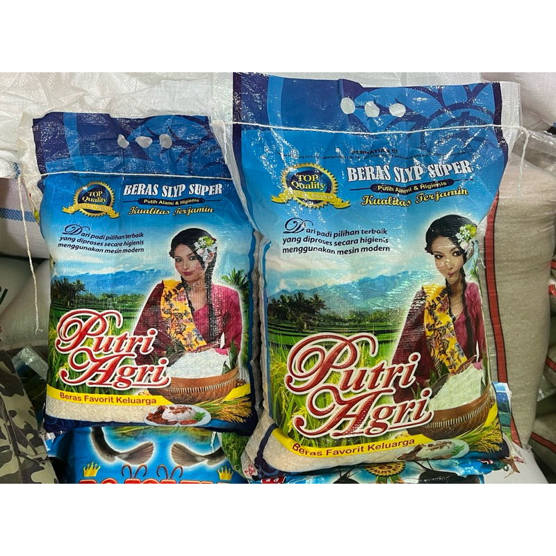 

Beras Cap Putri Agri 5Kg Pulen Khusus Gojek / Grab / Sameday / Instant