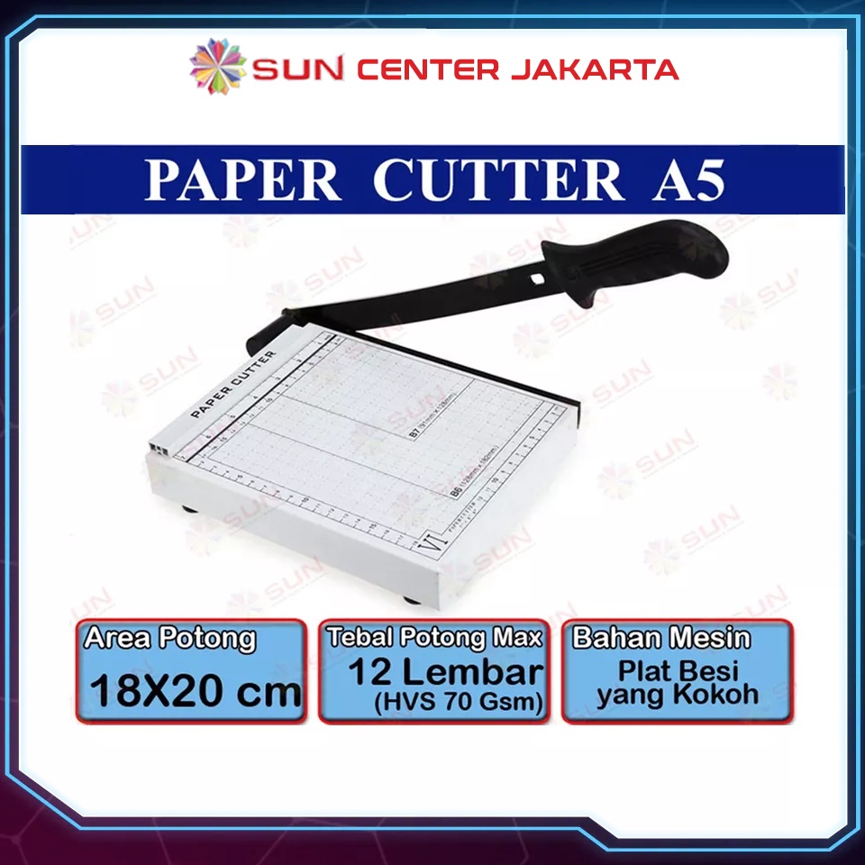 

KODE S42P Paper Cutter Mini A5 Alat Potong Kertas Mesin Pemotong Kertas HVS Sticker Dos PVC ID Card Yellow Board Art Paper Vinyl Bontax Camel Kertas Photo Glossy Silky