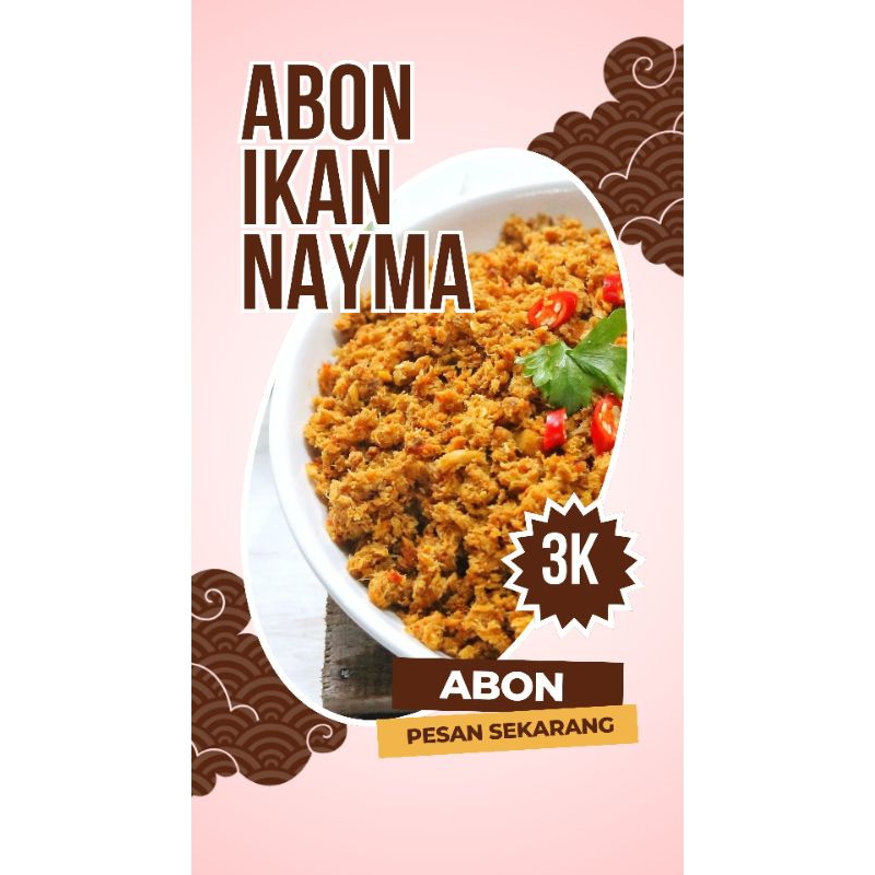

Abon ikan nayma/abon ikan tanpa bahan pengawet/abon mpasi
