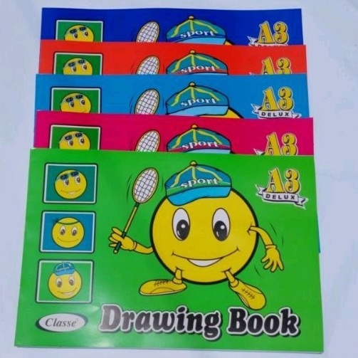 

KODE X64D Buku Gambar A3 besar merk CLASSE ukuran A3 isi1bukupak Made in Indonesia