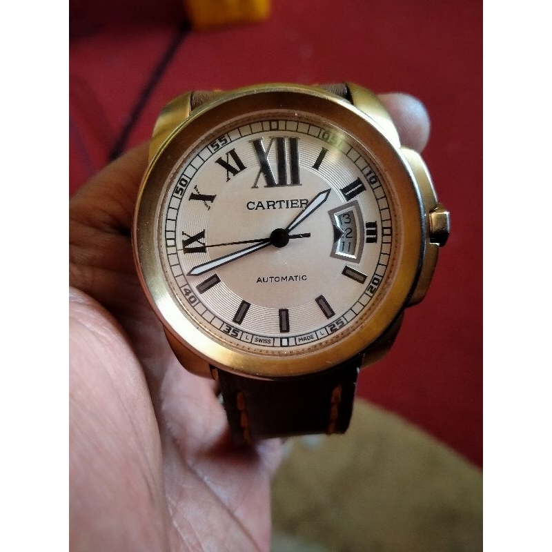 Jam tangan cartier automatic swiss eta movemant big size