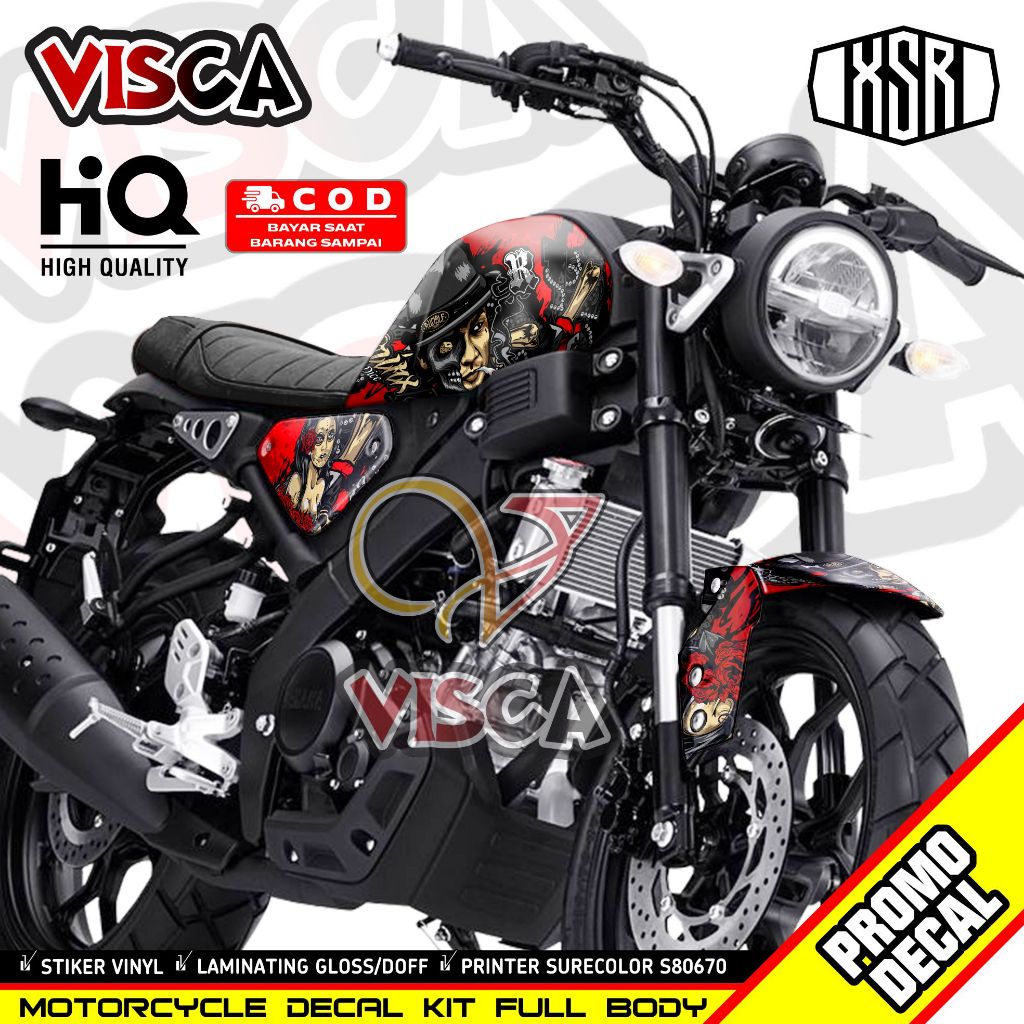 Stiker Xsr Decal Xsr 155 full body Striping Xsr 155 JERINX