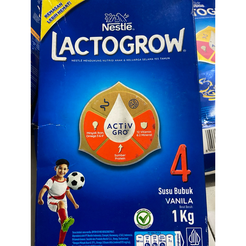 NESTLE LACTOGROW 2, 3 & 4