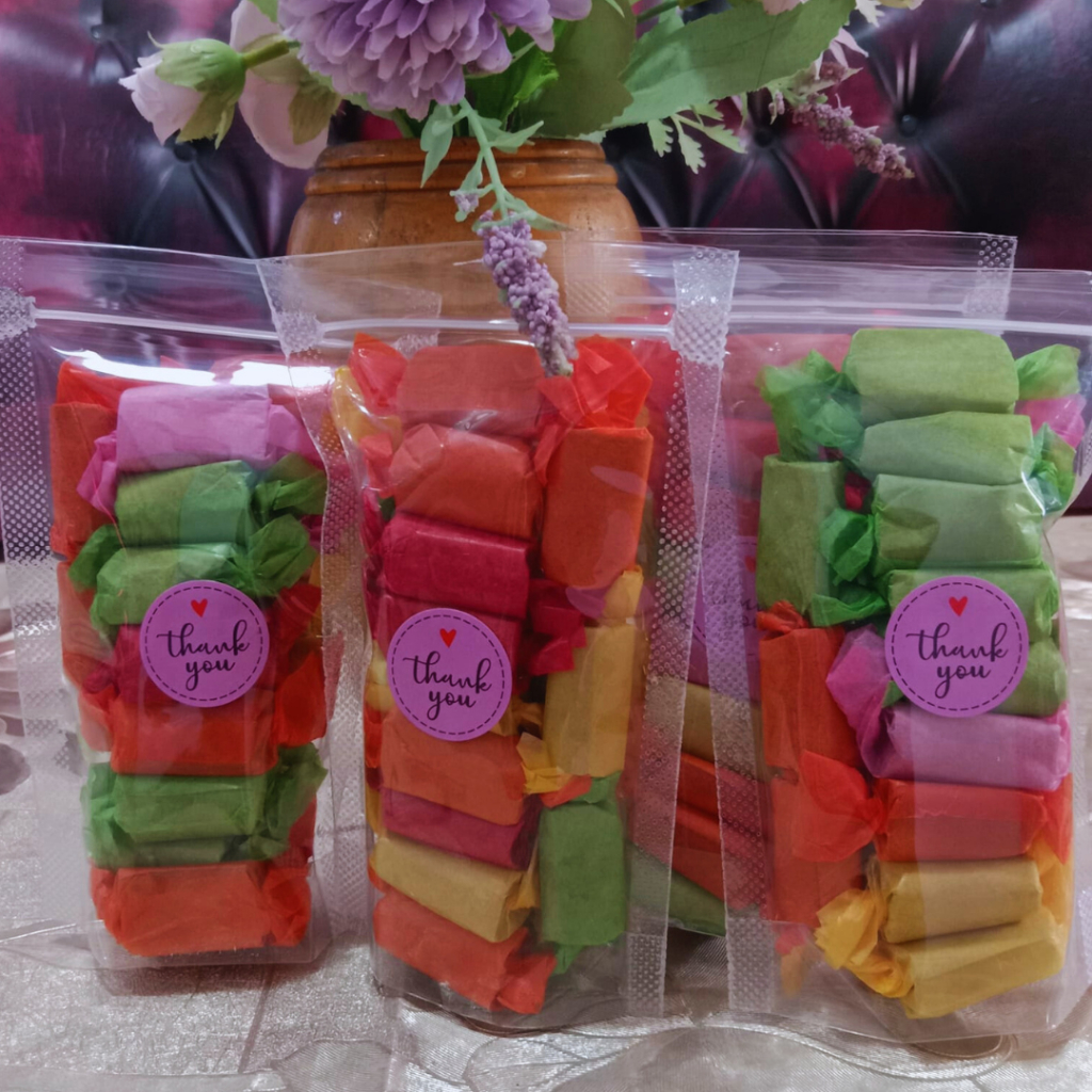 

(HALAL) Gula Gula Khas Gorontalo | Permen Karamel Khas Gorontalo | Kemasan Pouch 100 Bj