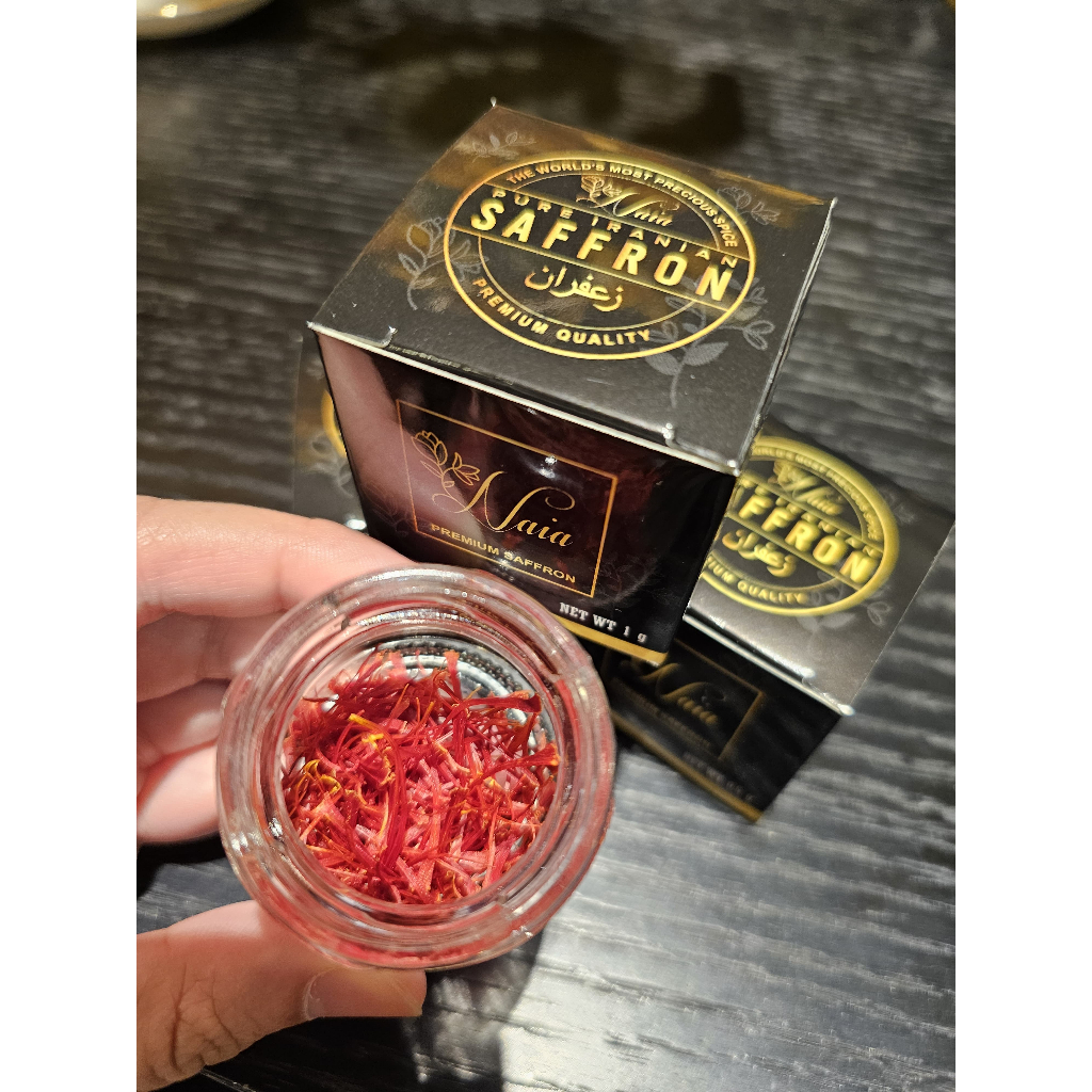 

NAIA SAFFRON ( SAFFRON / KUMA KUMA GRADE TERBAIK SUPER NEGIN GRADE 1)