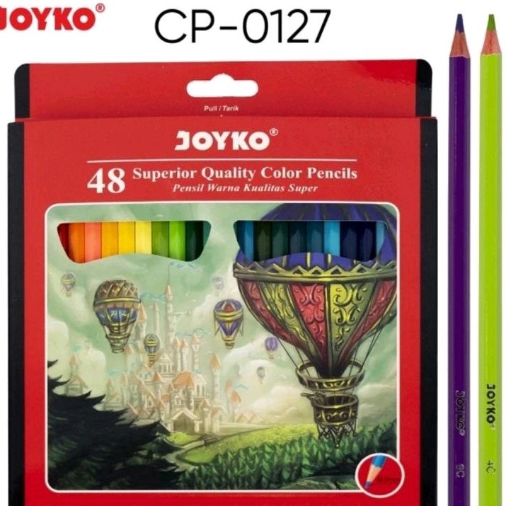 

KODE G74I Pensil Warna Joyko Panjang 48 Warna
