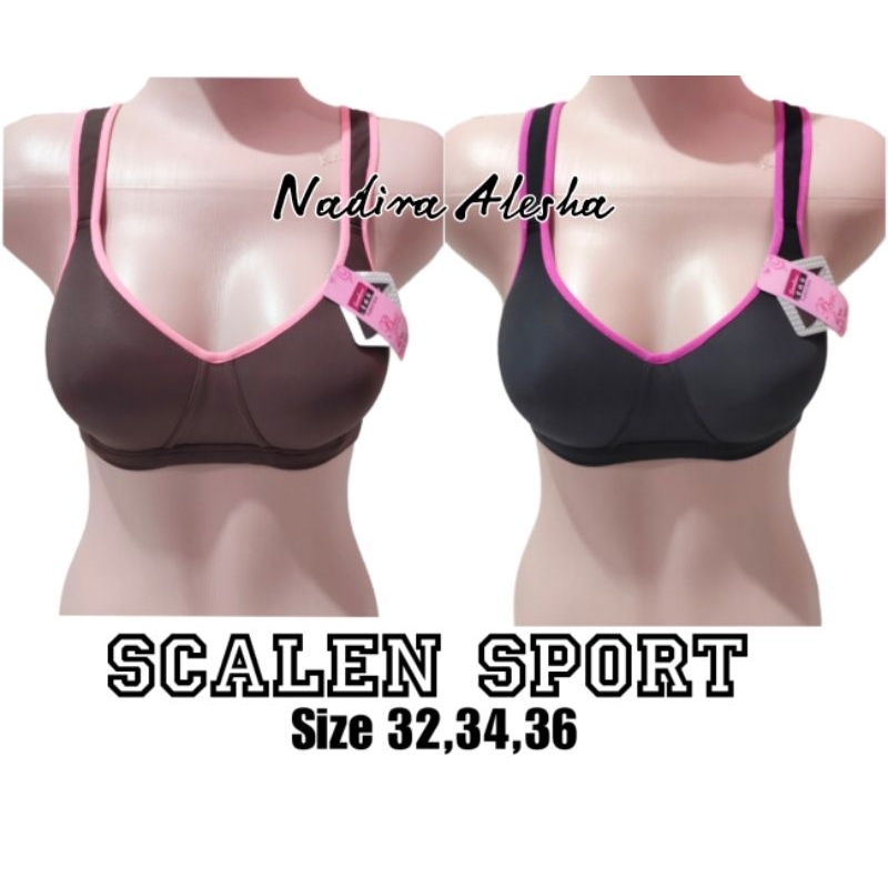 [1pc]BH/Bra remaja Sport SCALEN tali silang Bra ABG