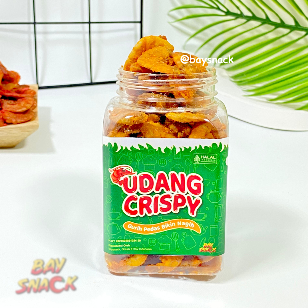 

UDANG CRISPY 120 gr Pedas Kriuk Nagih