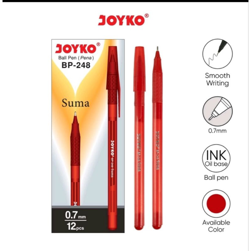 

Pulpen Pena Suma BP-248 0.7mm ( 12 PCS)
