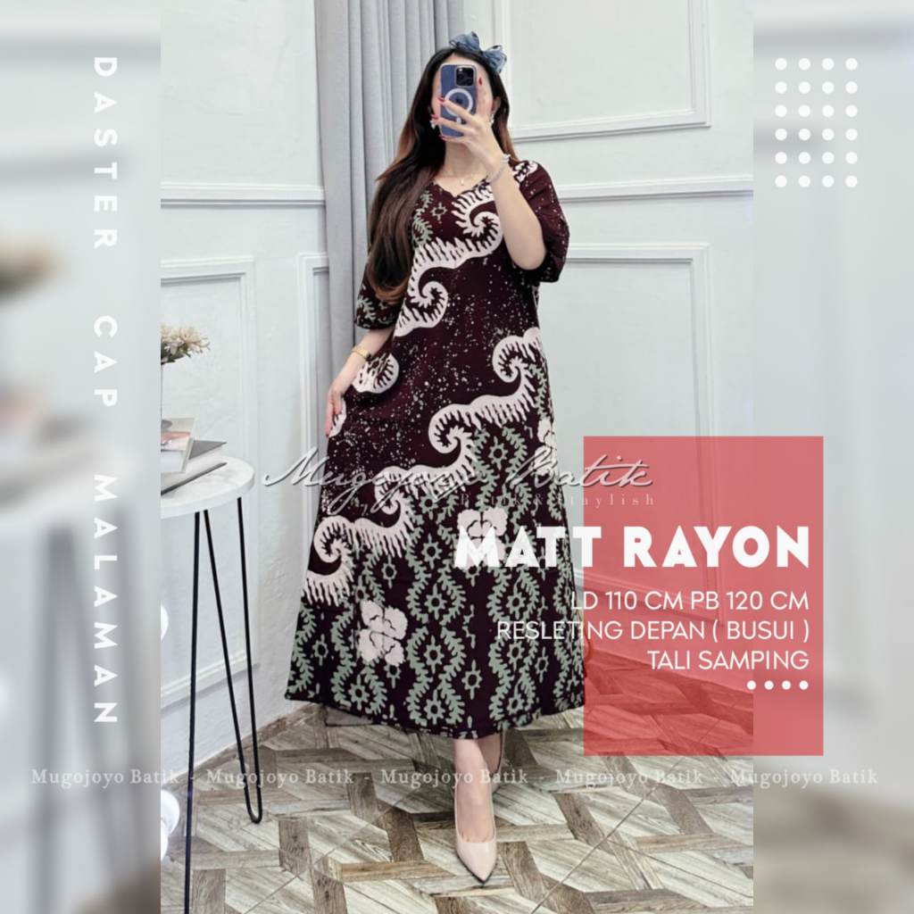 PROMO DASTER TWILL ORI BATIK CAP MALAMAN DASTER TWILL PEKALONGAN DASTER KEKINIAN DRESS BATIK