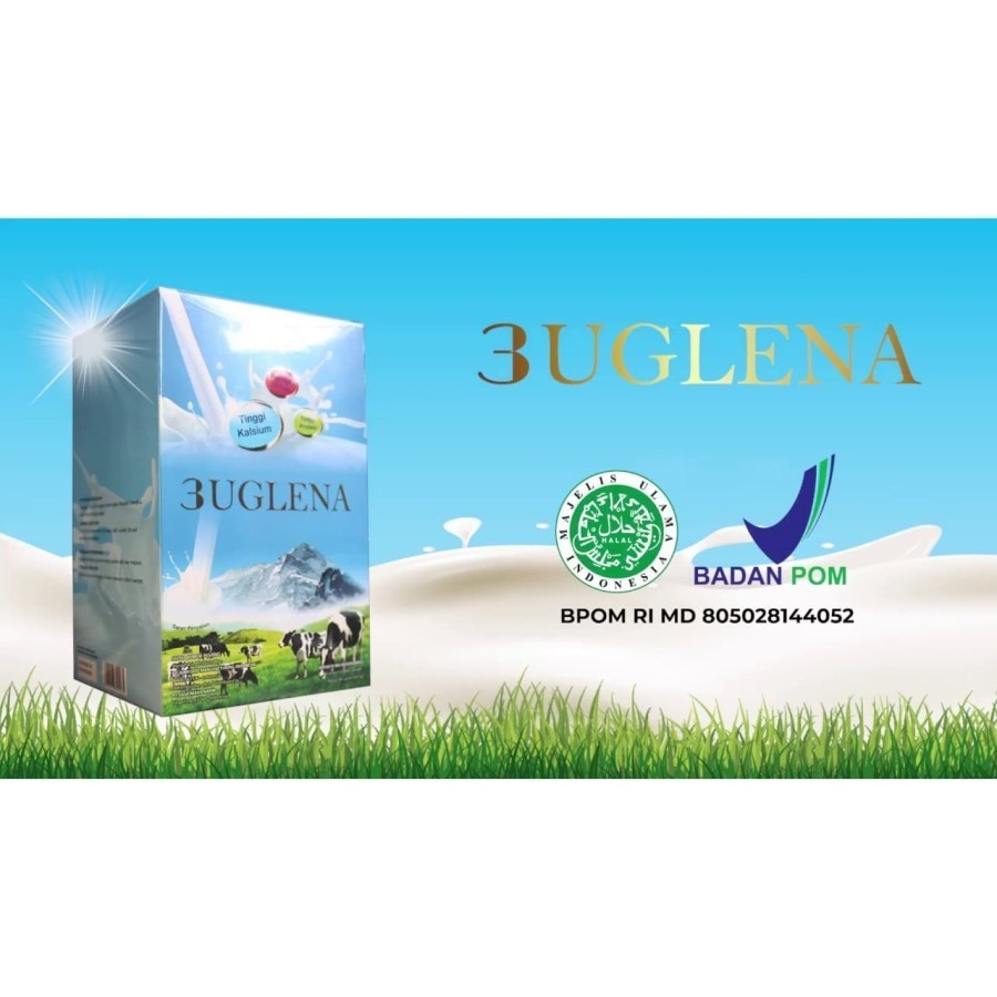 Susu Kolostrum 3Uglena Euglena dari New Zealand Original BPOM Isi 30 Sachet