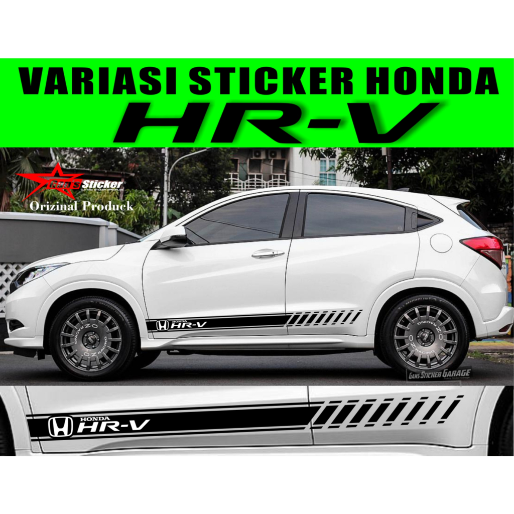 sticker honda hrv aksesoris honda hrv sticker variasi honda hrv