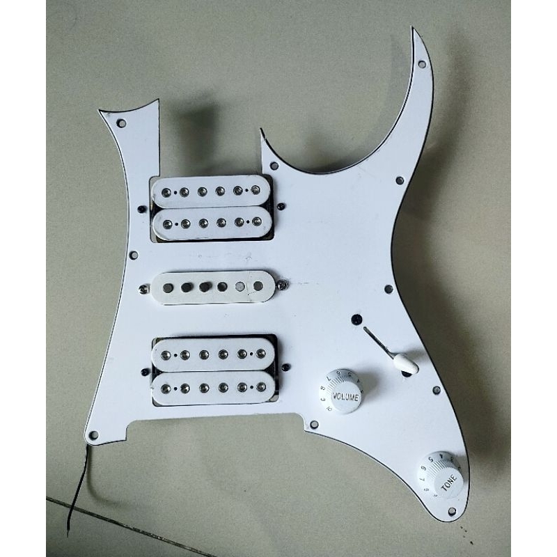 Pickguard gitar ibanez Fullset pickup Quantum HSH wiring set Original