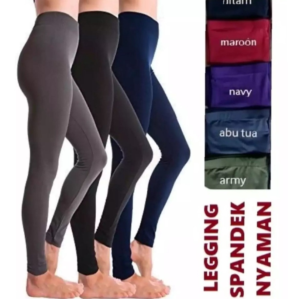 Lagi Tren Leging Jumbo Tebal Premium Celana Leging Olahraga Wanita Legging Gym Wanita Lejing Sport L