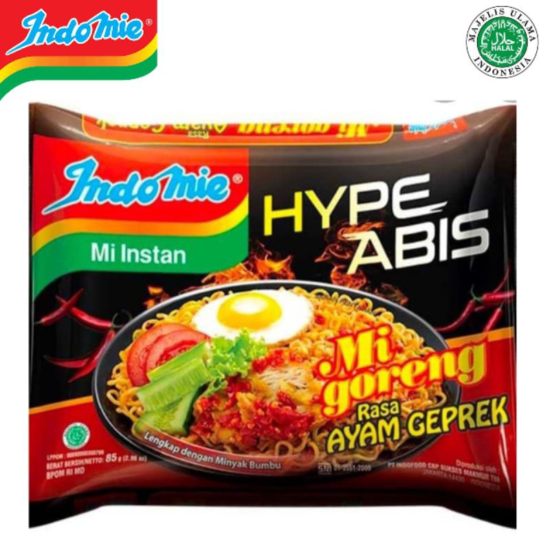 

INDOMIE AYAM GEPREK HYPE ABIS! 85 gram