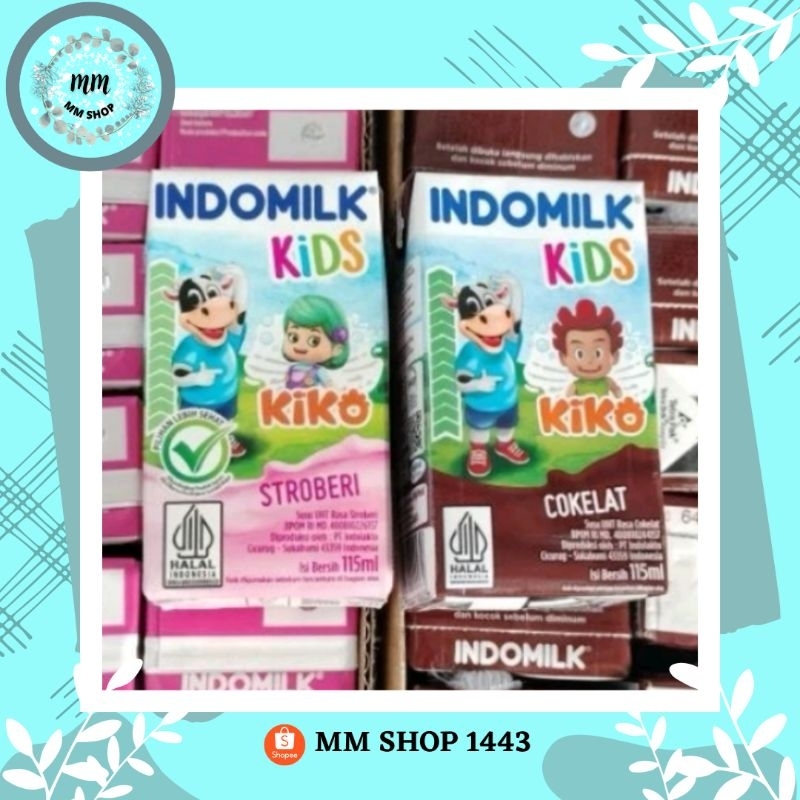 

⚜MMSHOP⚜ INDOMILK Kids Susu UHT 115 ml × 40 1 dus-karton