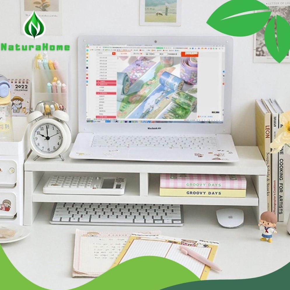 Terbaru Natura Home  Rak Meja Tatakan Alas Laptop Modern Minimalis Serbaguna Untuk Pajangan Hiasan D