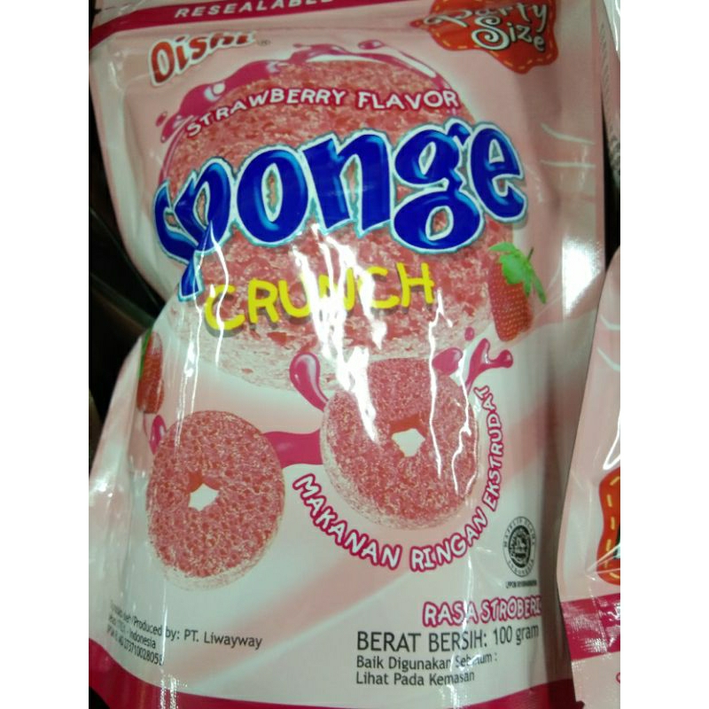 

oishi sponge rasa strawberry