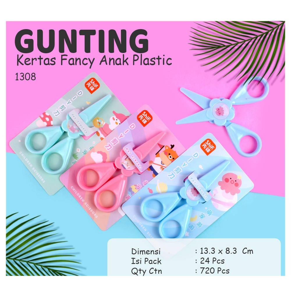 

GUNTING PLASTIK KERTAS ANAK BELAJAR MENGGUNTING PLASTIC SCISSORS