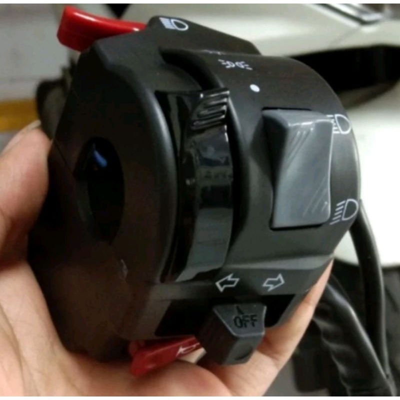 saklar kiri Vixion original Minda PNP, cocok buat NMAX new,NMAX old, PCX 150, PCX 160, SCOOPY