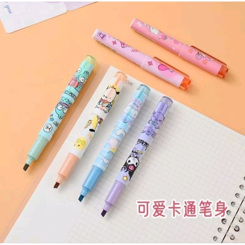 

Stabilo 6 Warna Sanrio/Highlighter Sanrio 6 pcs