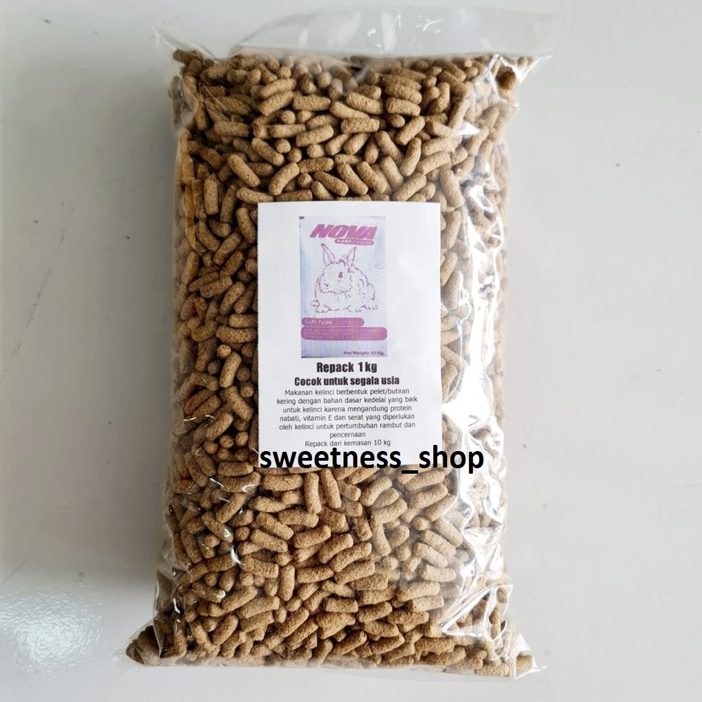Nova rabbit food  1 kg alfafa pink