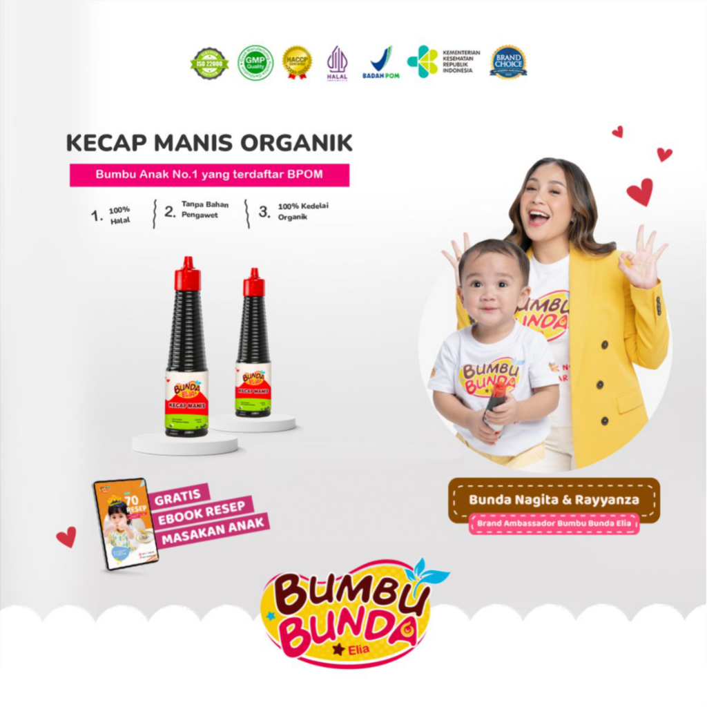

Bumbu Bunda Elia Kecap Manis Non MSG / Kecap MPASI / Kecap Anak / Kecap Bayi / Kecap Manis Halal