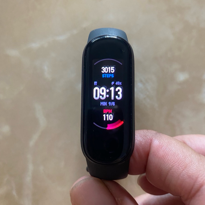 Smartband Gelang Jam Amazfit Band 5 Bekas Preloved