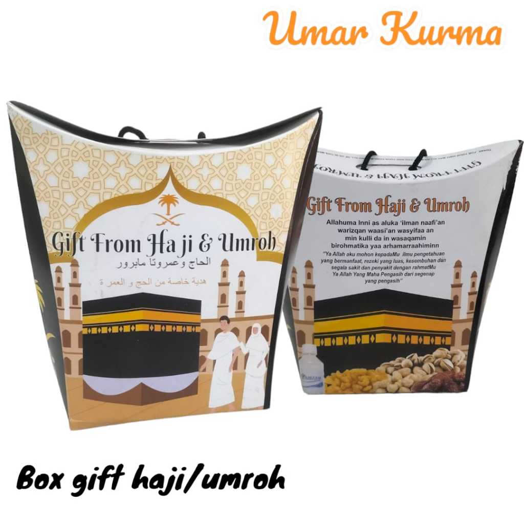 

KOTAK GIFT OLEH OLEH HAJI/UMROH MODEL TENTENG