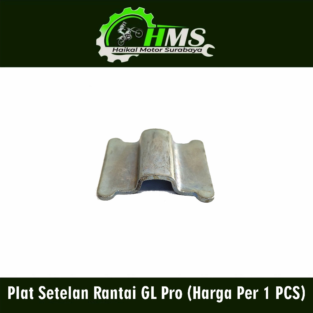 Plat Setelan Rantai GL Pro (Harga Per 1 PCS) - Stelan Rante Samping Tutup Arm Belakang Honda
