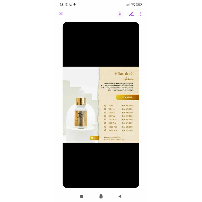 serum dasting q glow