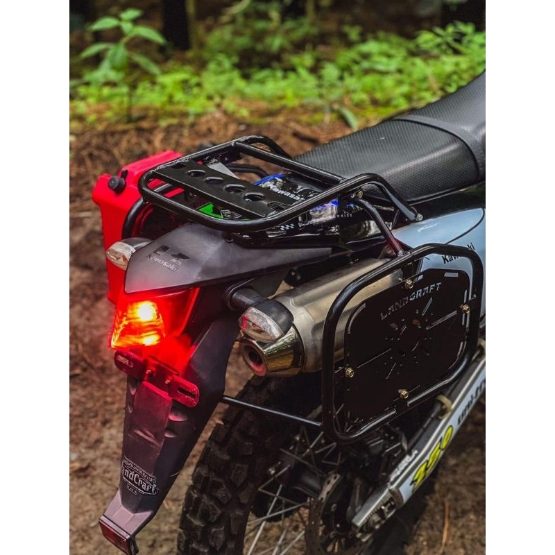 behel belakang dan rak samping  KlX 250
