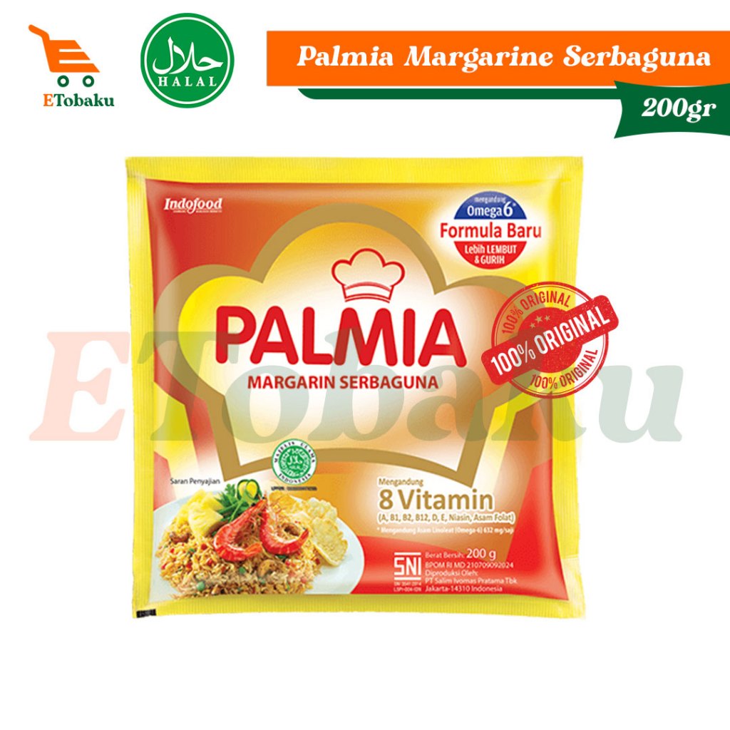 

PALMIA MARGARINE SERBAGUNA 200gr (exp DESEMBER 2025)