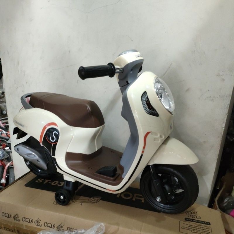 Motor Mini Scoopy Aki Imut Motor Mainan Anak