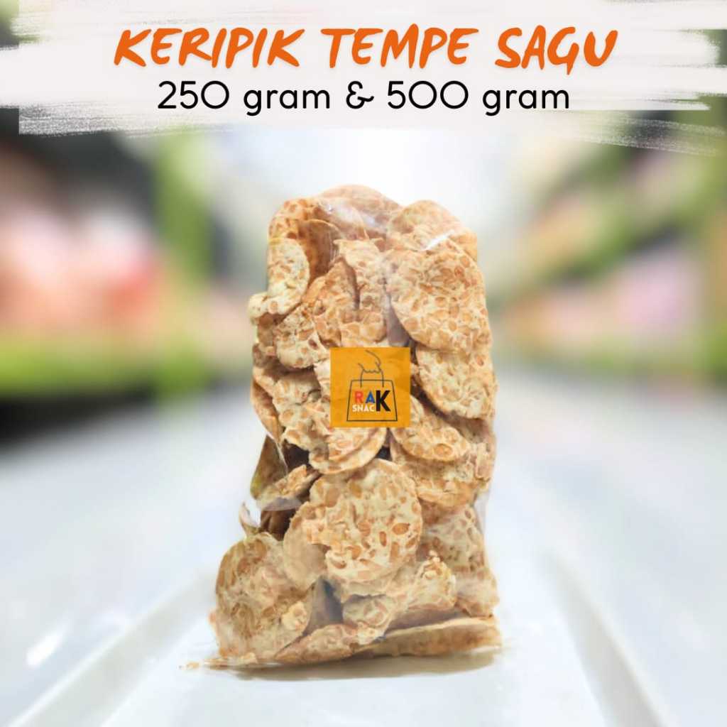 

Keripik Tempe Sagu 250gr 500gr | Keripik Tempe Sagu | Cemilan Keripik Murah Kemasan Ekonomis