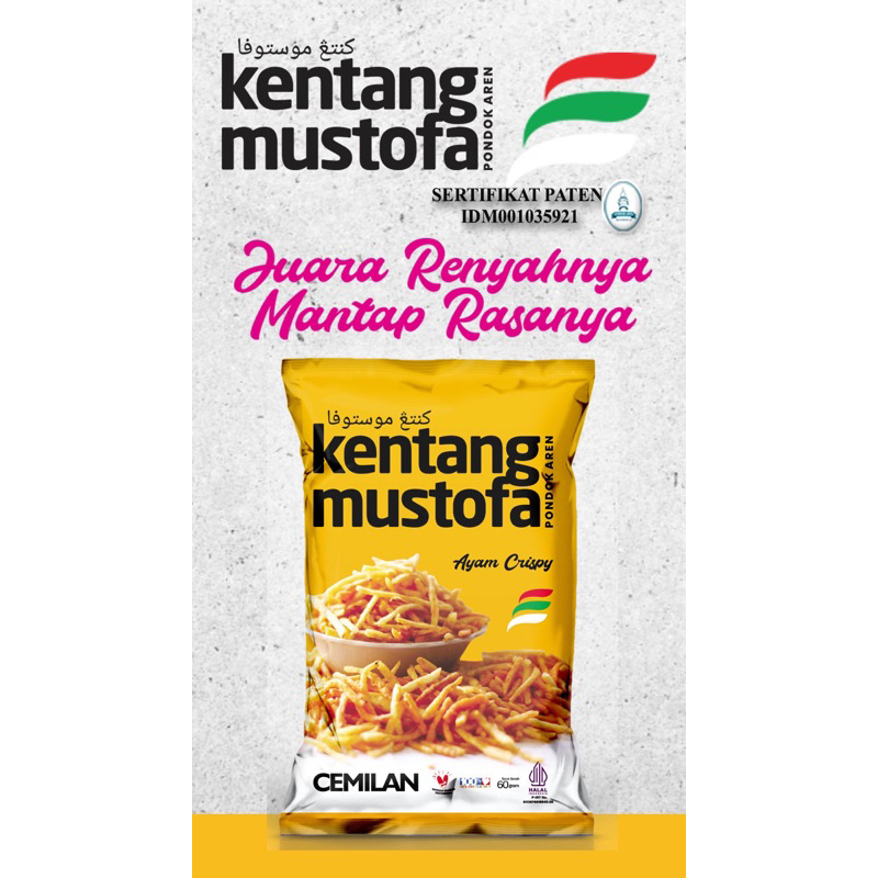 

Kentang Mustofa rasa Ayam Crispy