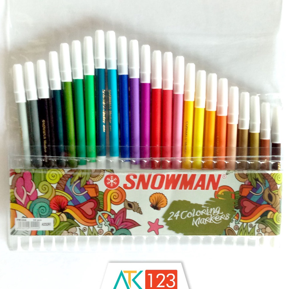 

Spidol Warna Snowman 24 Colours PW24A