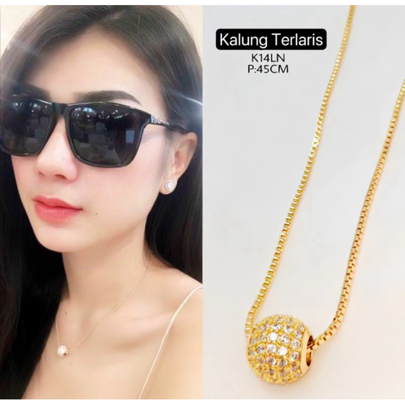 kalung xuping lapis emas