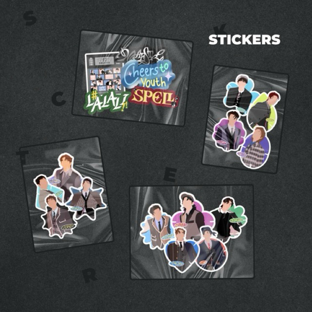 

Vinyl Glitter Sticker Seventeen Pack