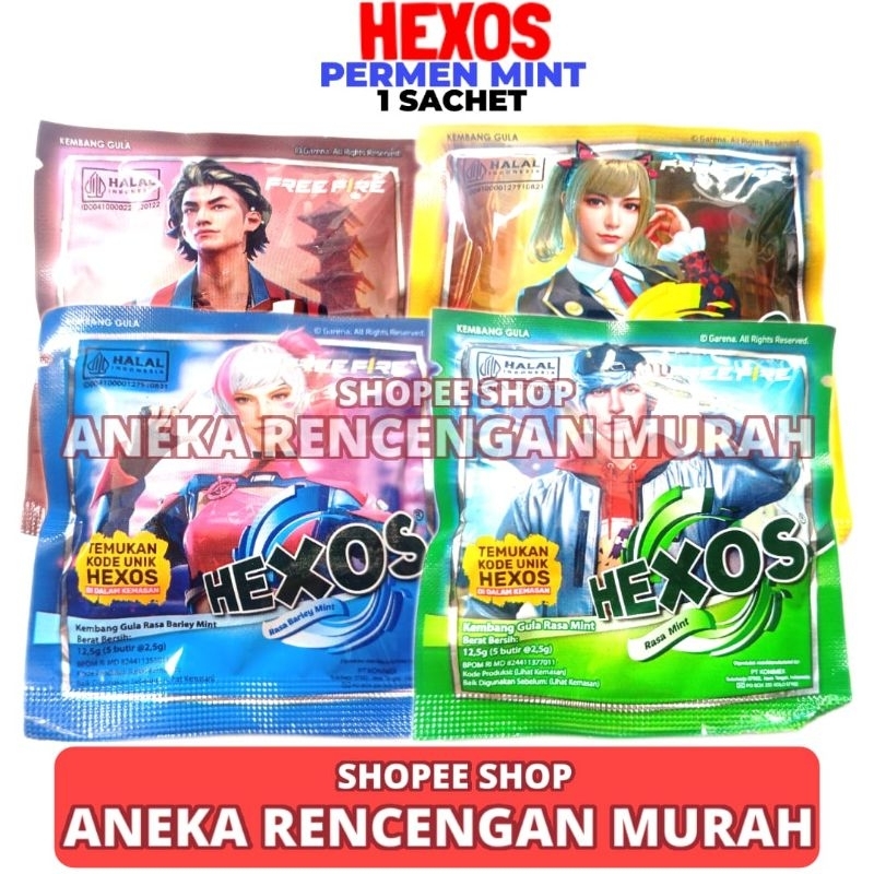 

Hexos Permen Mint Kemasan Sachet 12.5gr