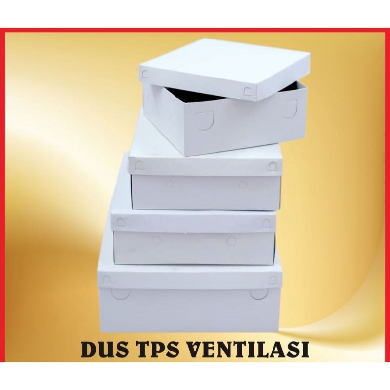 

(1 PACK) Dus Box Nasi 18x18 400Gram Isi 50pcs / Kotak Box Nasi Catering / Dus Tps 18x18