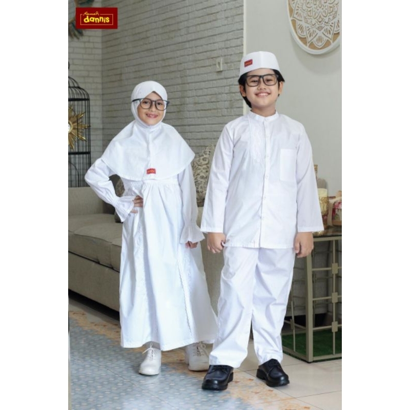 BUSANA MUSLIM ANAK DANNIS || DANNIS IHROM SERIES || DANNIS ANAK PUTIH